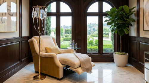 Luxury IV NAD+ drip clinic in Beverly Hills