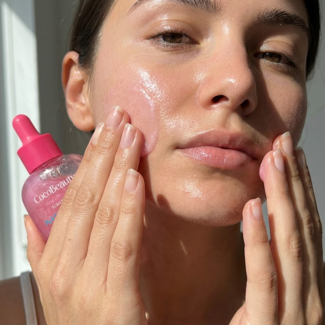 Apply BioLift Serum to clean skin